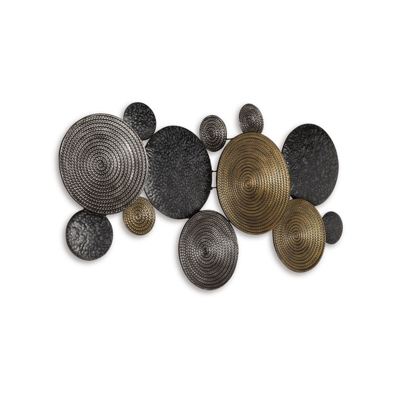 Modern Abstract Wall Decor on Metal