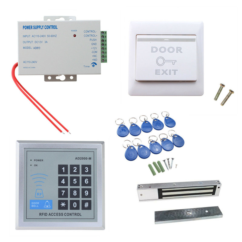Ensemble de système de contrôle de sécurité pour porte d'entrée Rfid