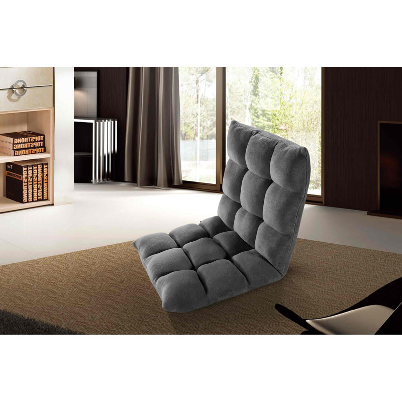 Chaise de jeu pour le sol, Gris foncé