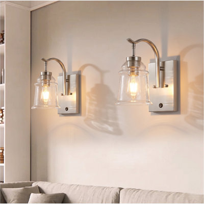 Gimbya 5''W Dimmable Nickel Iron Adjustable Light Direction Etl Wall Sconces