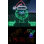 2pc Green Monster Set Christmas Holiday Lighted Display 