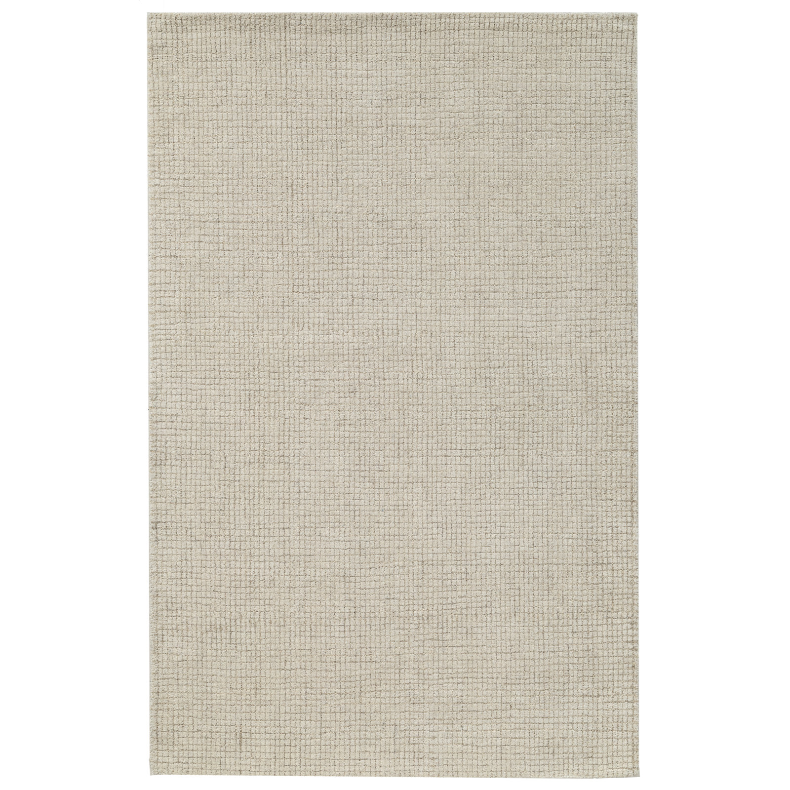 Hand-Tufted Striped Wool Rug, Rectangle 8'9" x 11'9", Ivory