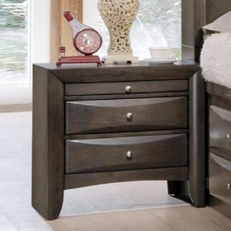Houchins 2 - Drawer Nightstand, Gray Oak