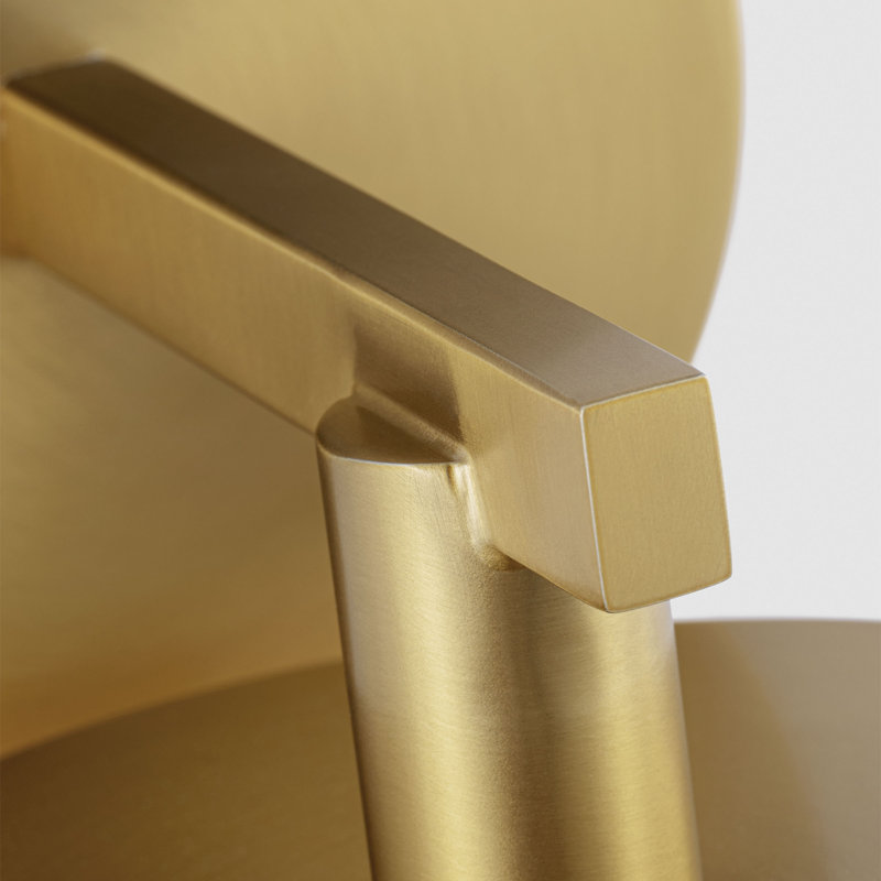 Marsden Sean Lavin Coulson Bathroom Bedroom Wall Fixture With Silk Screen White Inside Clear Outside Shade, 1 Light