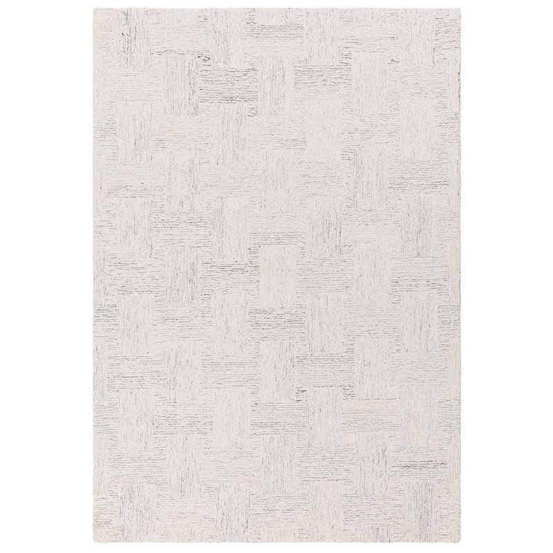Charnita Chevron / Zig Zag Wool Hand Tufted Area Rug, Rectangle 160 x 230 cm