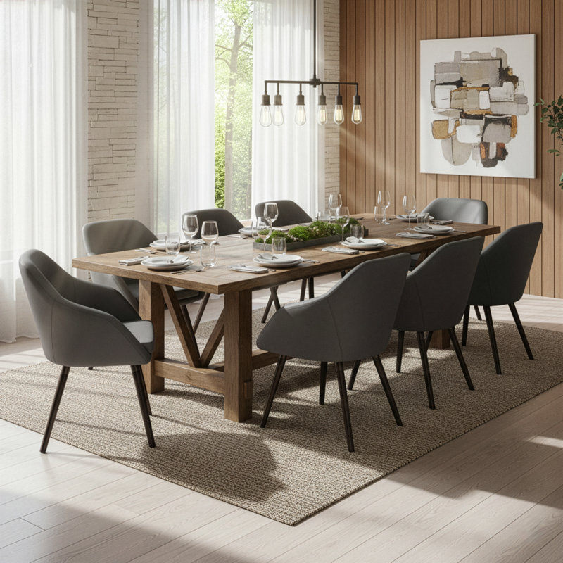 Chaise rembourrée Ensminger