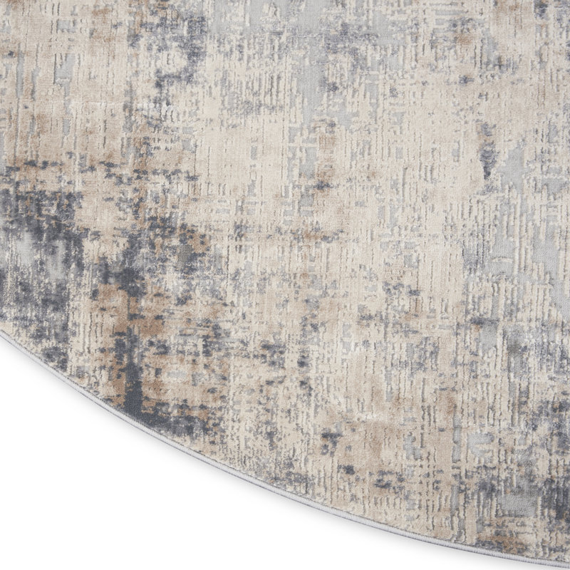 RUSTIC TEXTURES - Area Rug, Round 7'10"