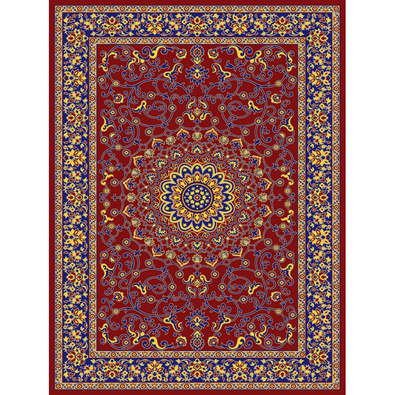 Anikka Oriental Area Rug, Rectangle 60 x 110cm