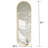 63" X 20" Oval Fulllength Mirror, Rustproof Brushed Aluminum Alloy Frame, Wallmounted Body Mirror For Bedroom Bathroom Entryway, Clear HD Reflection, Gold-756597630