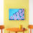 « satellite view rose pool floatings »-impression sur toile tendue-22776152-20274479