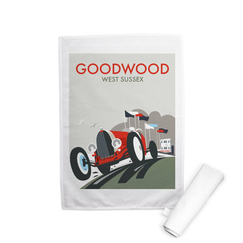 Greenwood Circuit in West Sussex Tea Towel