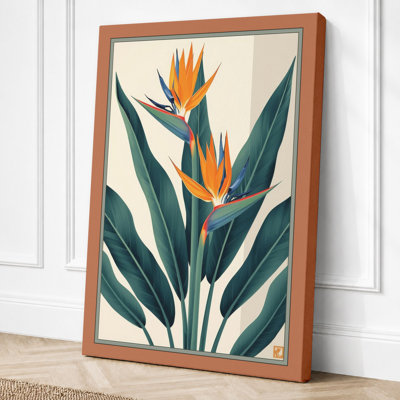 Tropical Bloom Botanical - Wrapped Canvas