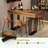 63 Inch Rectangular Long Bar Table