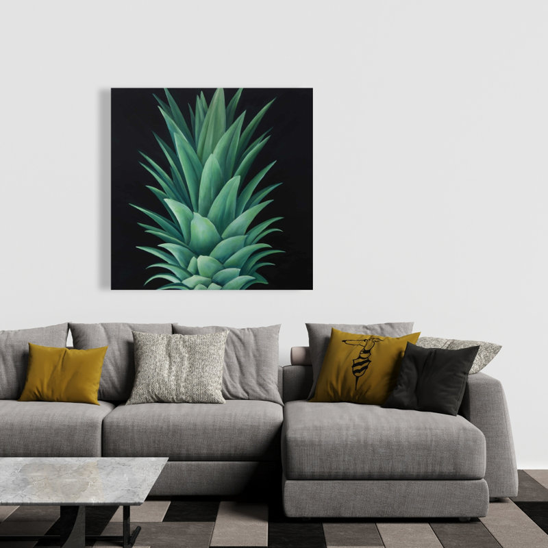 Pineapple Leaves - Kitchen Floral Canvas for Home Decor