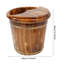 Seau pour bain de pieds avec repose-pieds