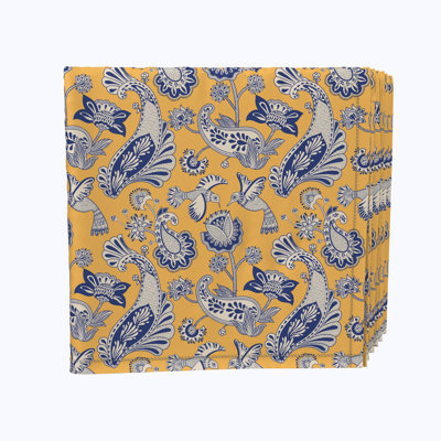 Polyester Floral Square Napkin