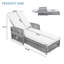 Chaise longue inclinable et réglable en osier 4 positions l 27 x P 48,75 GO