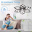 Ventilateur de plafond 25,5 po avec lumières, télécommande 3 températures de couleur, ventilateur à 6 vitesses