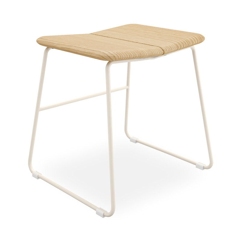 Aero Stool, Swan Powder Coat