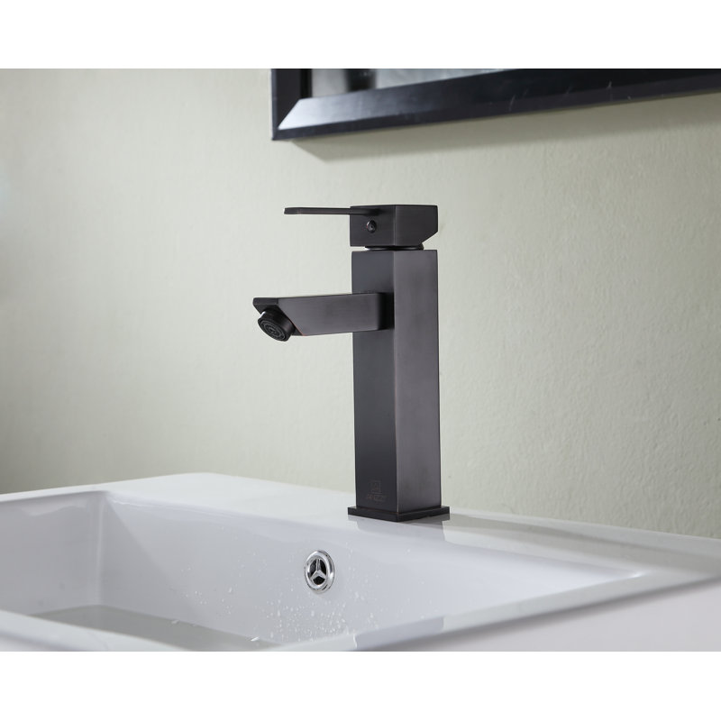 Pygmy Single-Hole Single-handle Bathroom Faucet, Oil Rubbed Bronze