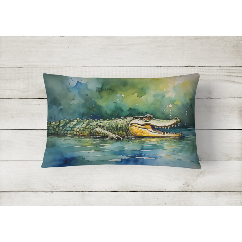 Crocodile Throw Pillow
