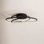 Ayers Single Light Metal LED Flush Mount