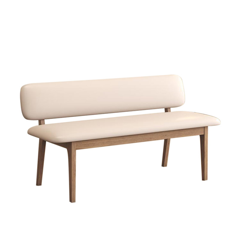 Banc rembourré en similicuir Kirac