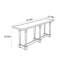 Solid Wood Top Console Table-1585974305