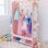 Teamson Kids Pink Wooden Open Armoire with Mirror