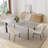 78.7''rectangular Dining Table Set, Modern Kitchen Table Set With Upholstered Dining Chair For Home, Kitchen Dining Room-561554602-561554603