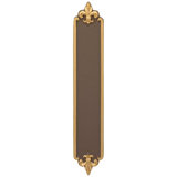 Fleur de Lis 4-Line Wall Address Plaque