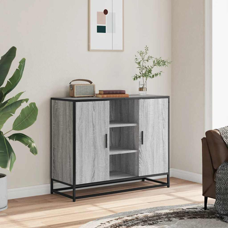 92cm Sideboard, Grey Sonoma