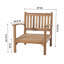 Huntington Outdoor Teak Lounge Chair-1888950558