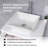 60'' Double Bathroom Vanity with Manufactured Wood Top, Vessel Sink, Faucet, Drain-1061785987