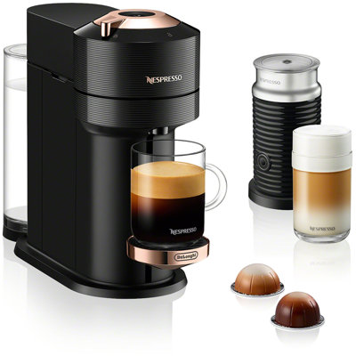 Nespresso Vertuo NEXT Coffee and Espresso Machine by De'Longhi with Aeroccino Milk Frother -  ENV120BAE