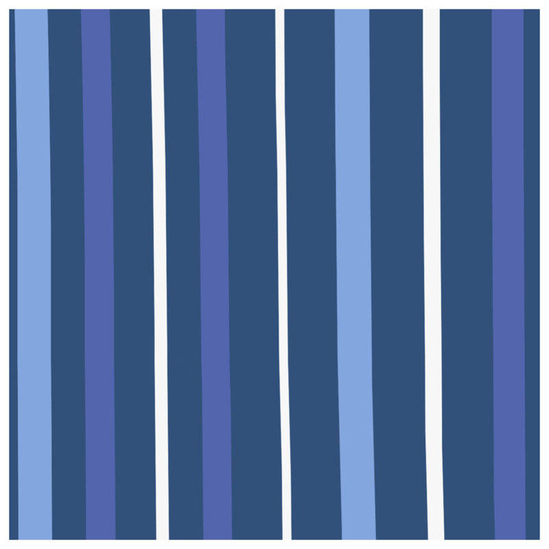 Blue Vertical Stripes Comforter, Twin Extra Long