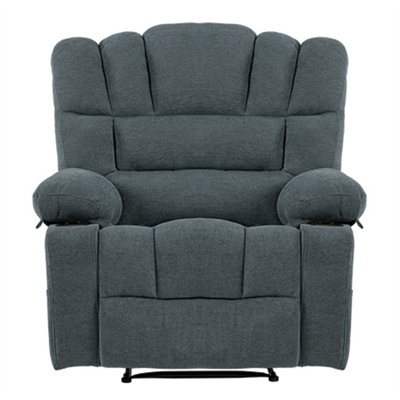 Fauteuil inclinable à massage avancé avec chauffage, vibration, inclinaison réglable et support ergonomique pour tout le corps