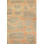 Tapis orange en laine rectangulaire unique 9 pi 2 po x 12 pi 2 po Oushak Rugs