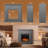 Cowsar 36.17'' TV Stand With Fireplace Included with Remote Control, Adjustable Flame,Gray-1290321476