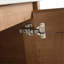 Meuble-lavabo autoportant de 40 po avec lavabo en céramique, 2 portes à fermeture douce et support de rangement, emballage KD, contreplaqué-1532202938