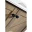 Meuble-lavabo et lavabo peu encombrant, MDF gris antique, maison moderne
