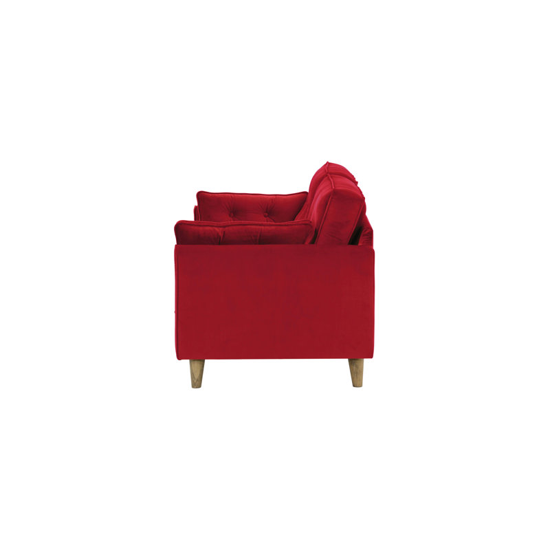 Jett 3 Seater Sofa, Red