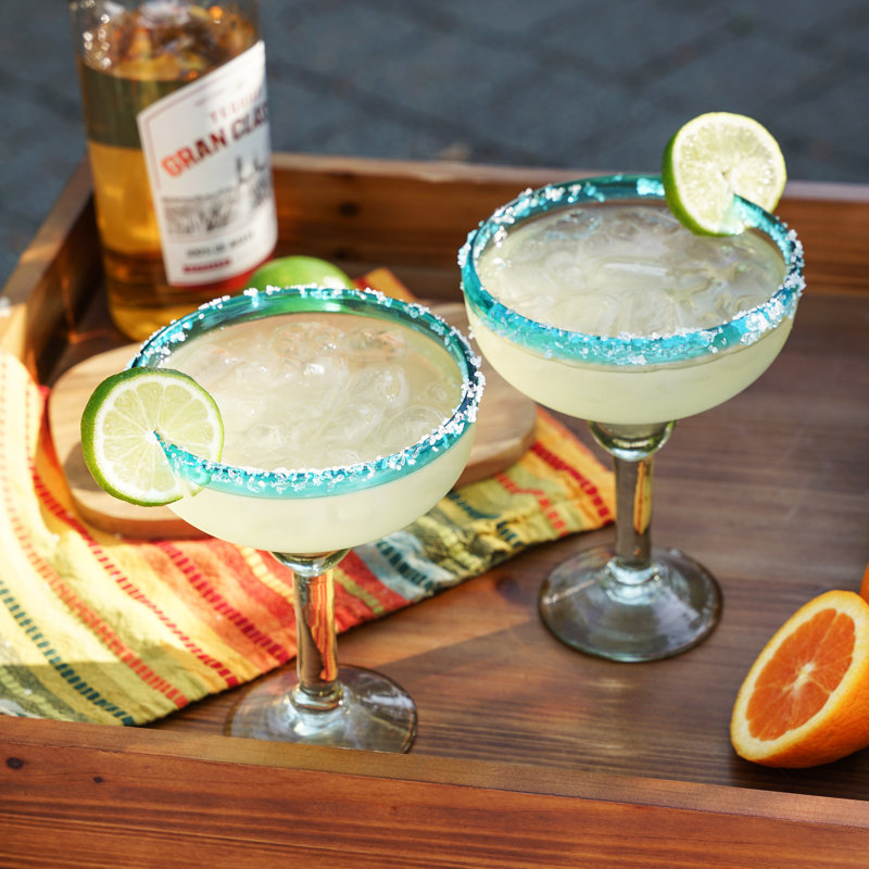 Ensemble de verres en margarita recyclés Primavera par Twine Living