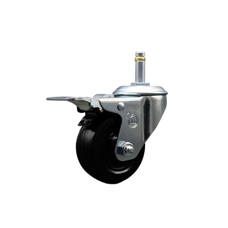 Hard Swivel Grip Ring Stem Caster