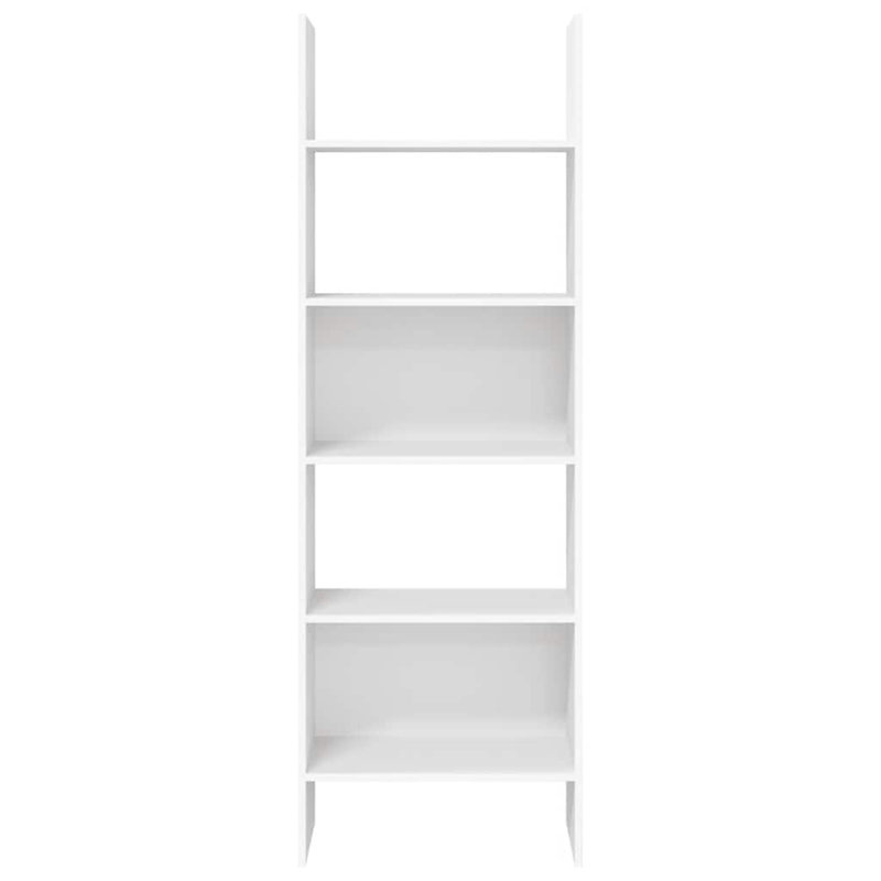 Dorith 180cm H Standard Bookcase, White, 180cm H x 60cm W x 35cm D