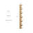 Floating Shoe Rack Wall-mounted, Floating 6 Pair Shoes Display Shelf, Natural-1313447710