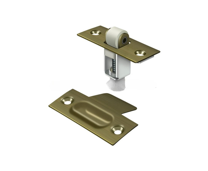 Deltana RCA336U5 Roller Catch; Antique Brass Finish, Antique Brass