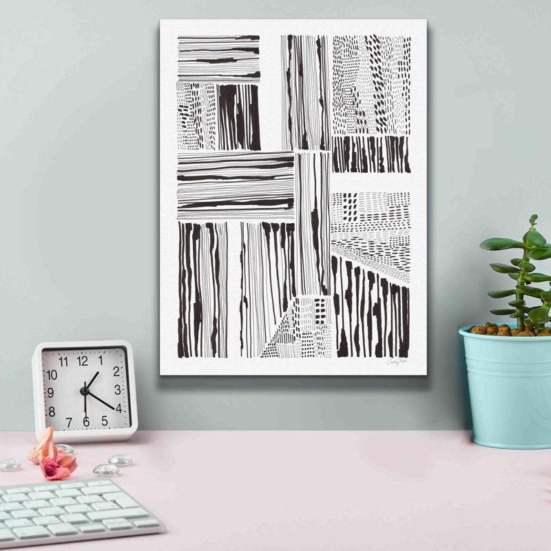 «Elphege Lined Up I on Canvas» par Courtney Prahl, reproduction, H 16 po x l 12 po x P 0,75 po