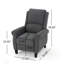 Fauteuil inclinable avec siège confortable et design élégant pour les salons modernes, parfait pour la détente et le divertissement.