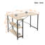 L-Shaped Desk (120 or 140cm x 90cm) Corner Desk with Adjustable Shelves by Aliff-2031476460-2031476463